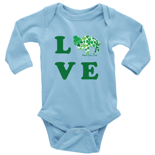 Lucky In Love BuffaLove Baby Bodysuit