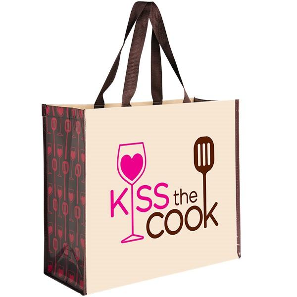 Kiss The Cook Reusable Shopping Bag
