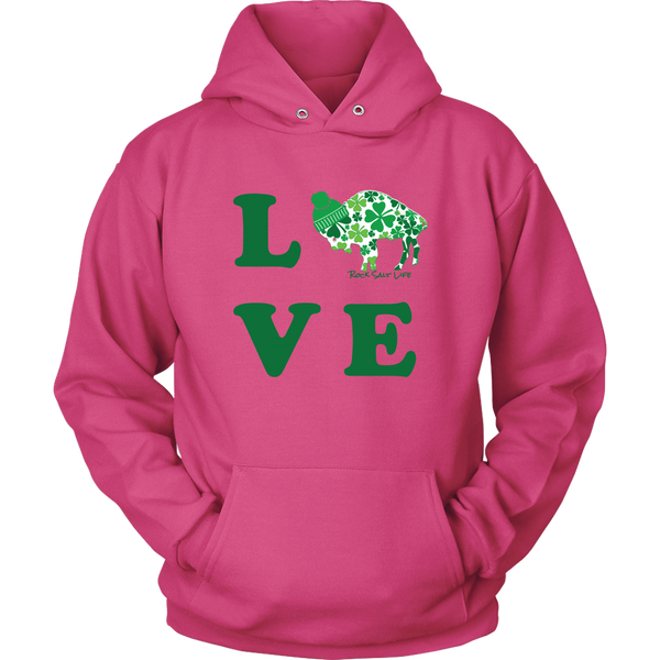 Lucky in BuffaLove Unisex Hoodie