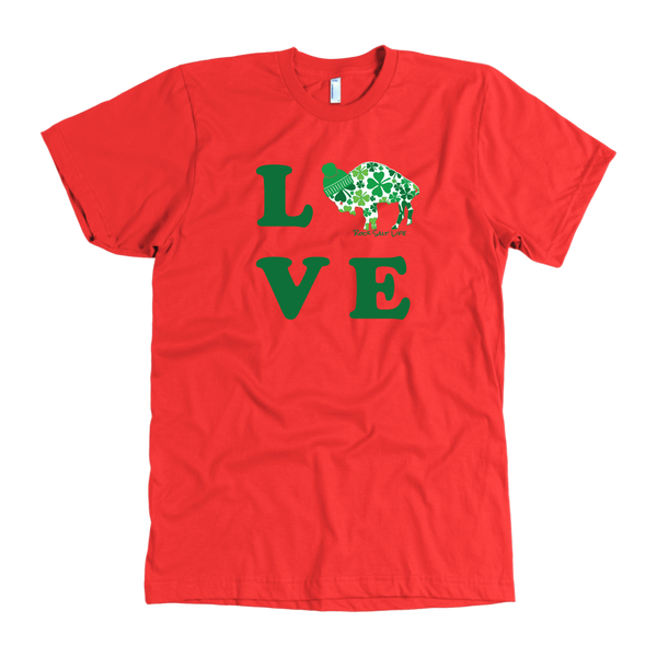 Lucky in BuffaLove American Apparel T-Shirt