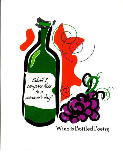 Hand Painted Wine Notecards