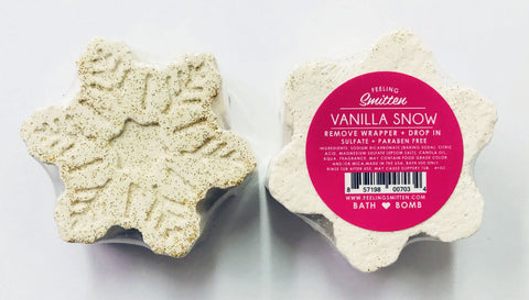 Snowflake Vanilla Bath Bomb