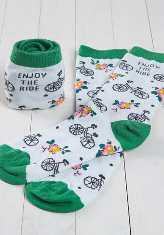 Enjoy The Ride Bike Hobby Socks