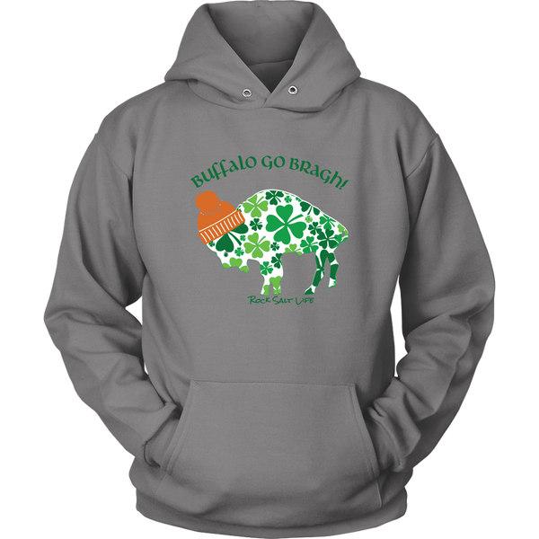 Buffalo Go Bragh Rock Salt Life St. Patricks Day Unisex Hoodie