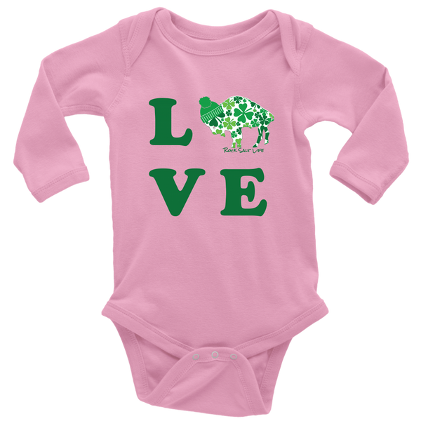 Lucky In Love BuffaLove Baby Bodysuit