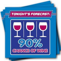 Wine Forecast Wine Napkins