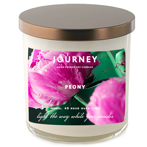 Peony Journey Soy Wax Candle