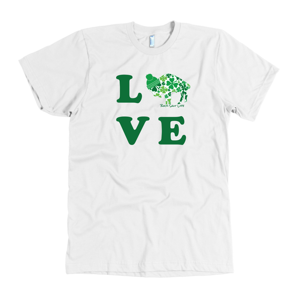 Lucky in BuffaLove American Apparel T-Shirt
