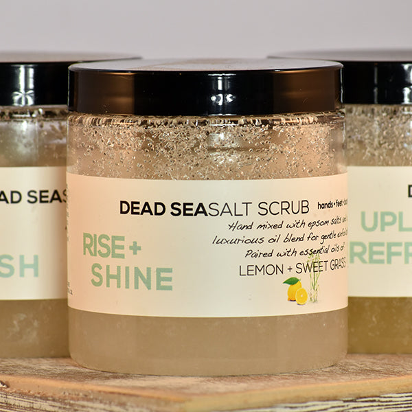 Handmade All-Natural Dead Sea Salt Scrubs