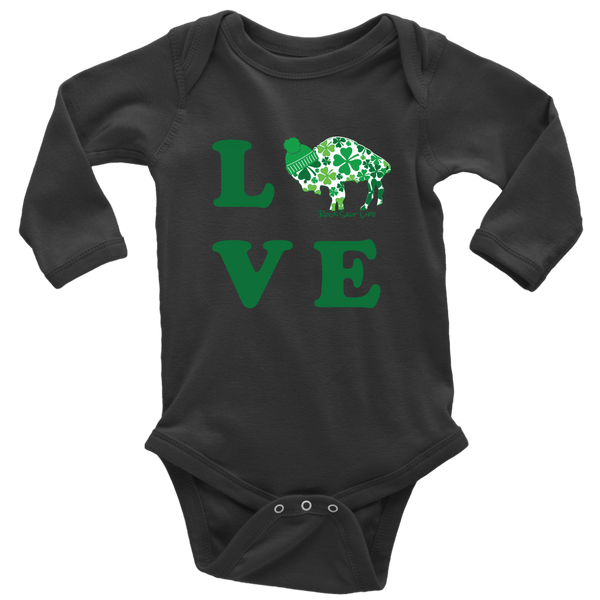 Lucky In Love BuffaLove Baby Bodysuit